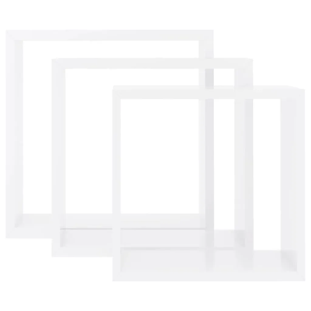 Wall Cube Shelves 3 pcs MDF Price