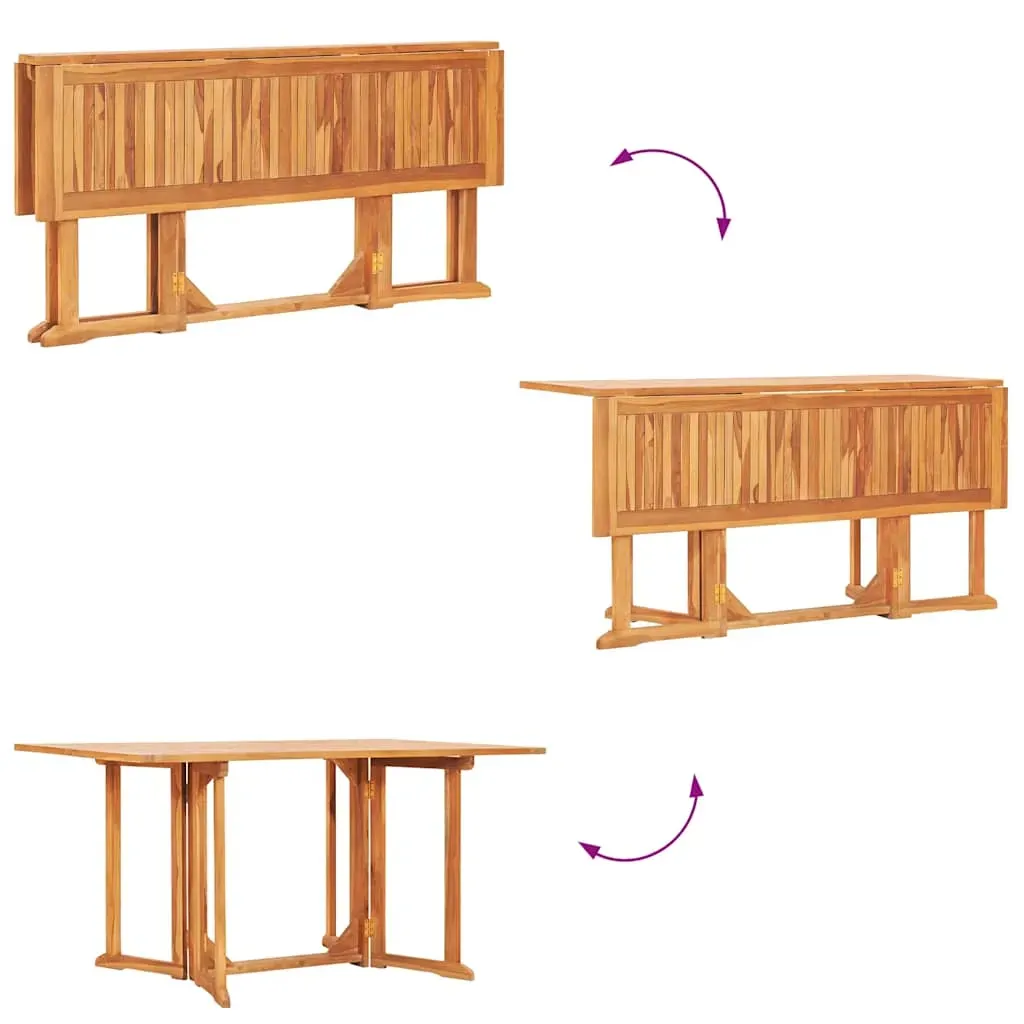 Folding Butterfly Garden Table Solid Teak Wood Price
