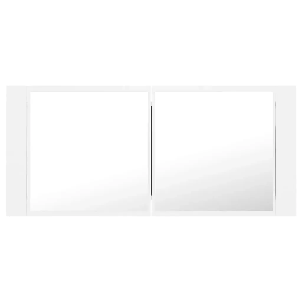 LED Bathroom Mirror Cabinet 100x12x45 cm Price