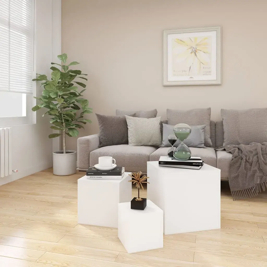 Panthersville Side Tables 3 pcs Engineered Wood Price