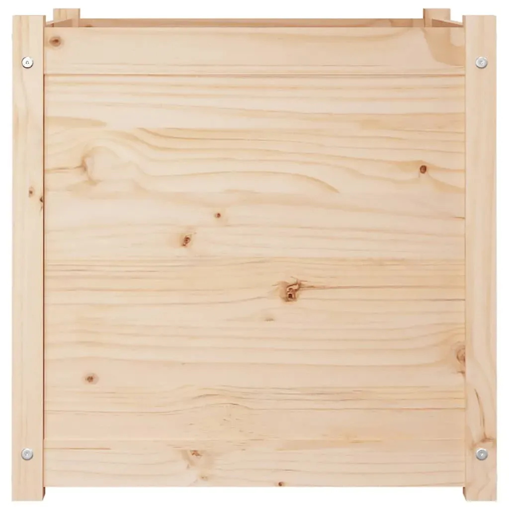 Garden Planter 60x60x60 cm Solid Pinewood Price