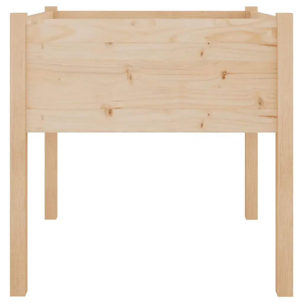 Garden Planter 70x70x70 cm Solid Pinewood Price