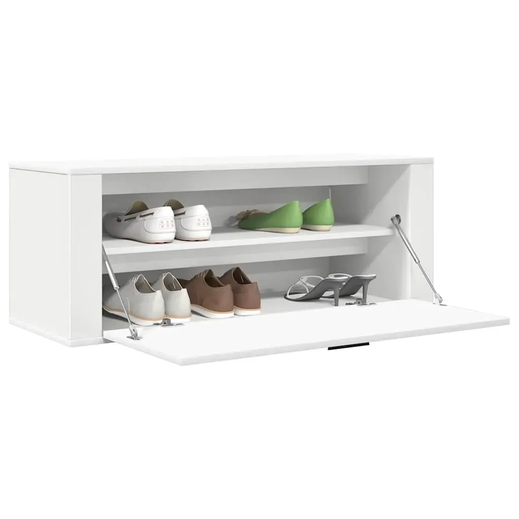 Wall Shoe Cabinet 100x35x38 cm Engineered Wood Price