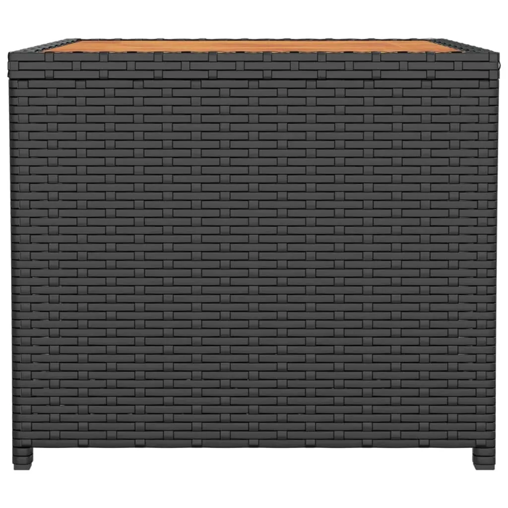 Tea Table with Wooden Top Poly Rattan Price