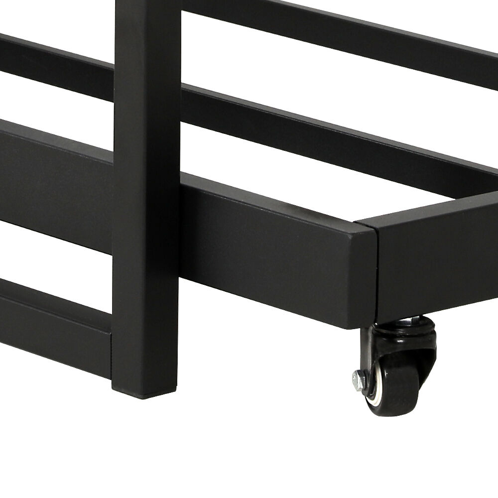 Bed Frame 2x Single Size Metal Trundle Daybed DEAN Price