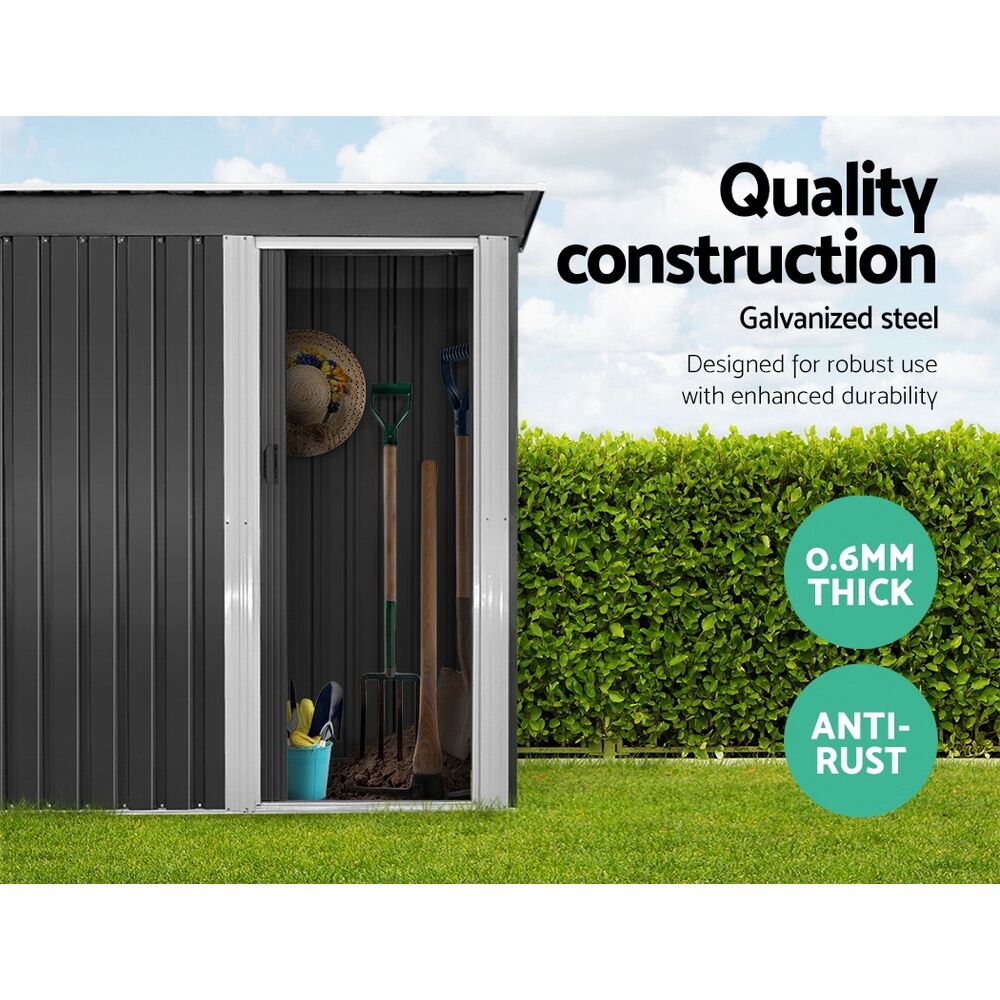 Giantz Garden Shed 1.62x0.86M Sheds Outdoor Storage Tool Workshop House Shelter Sliding Door Price
