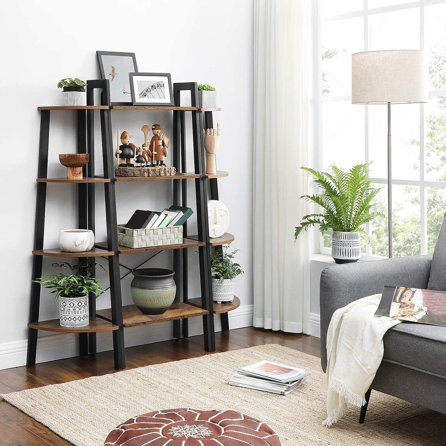 Corner Shelf 4 Tier Industrial Storage Rack Price