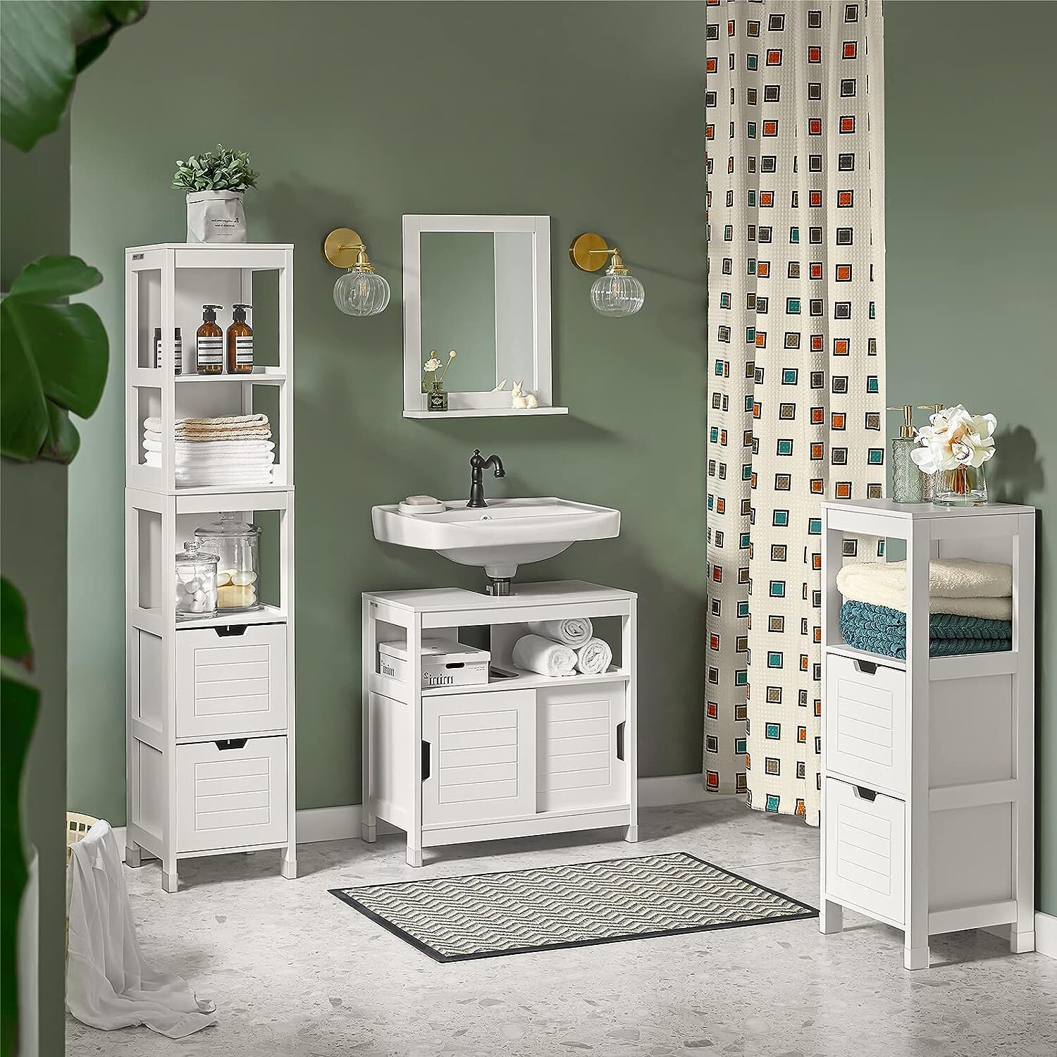 Vanity Unit Bathroom Furniture, White Price