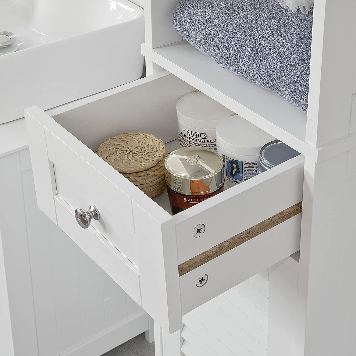 Freestanding Tall Bathroom Cabinet 170x32x30 cm Price