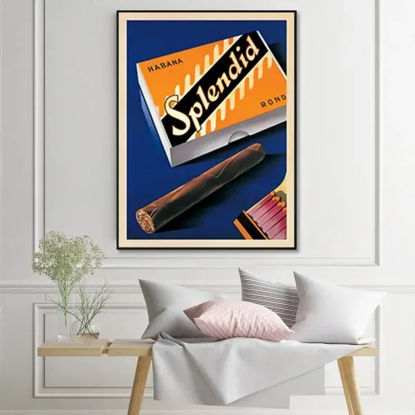 Wall Art 40cmx60cm Splendid Black Frame Canvas Price