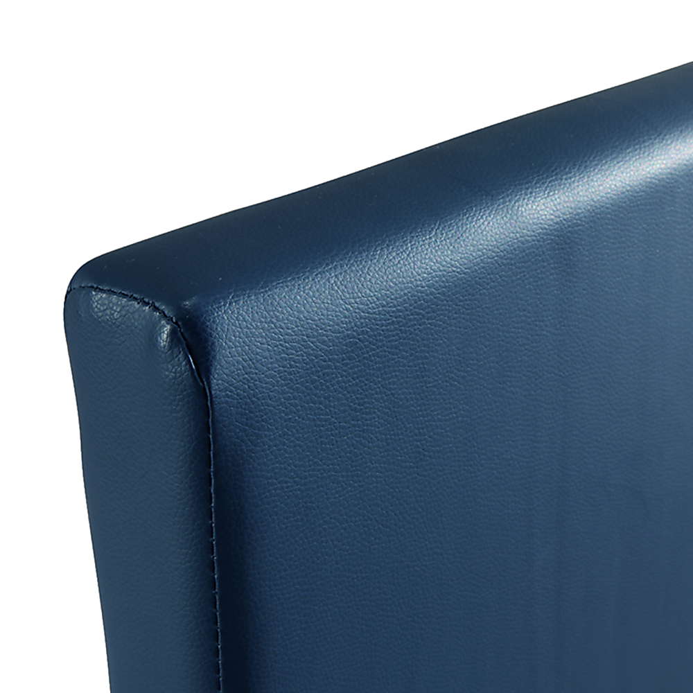 Single PU Leather Bed Frame Blue Price