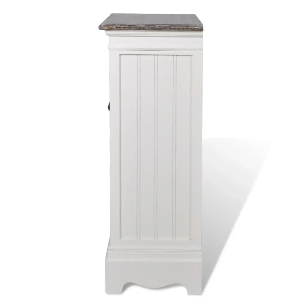 Cabinet 2 Doors 1 Drawer White Wood Price