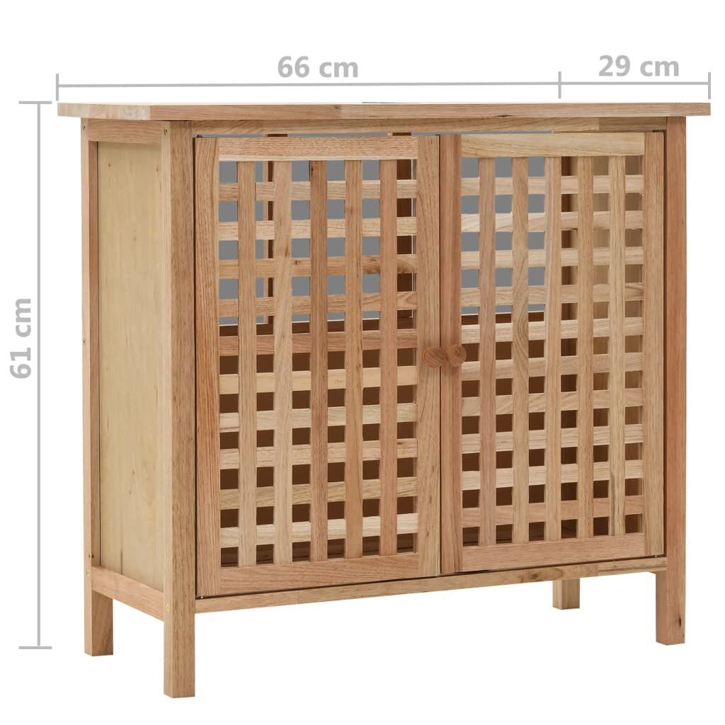 Sink Cabinet Solid Walnut Wood 66x29x61 cm Price