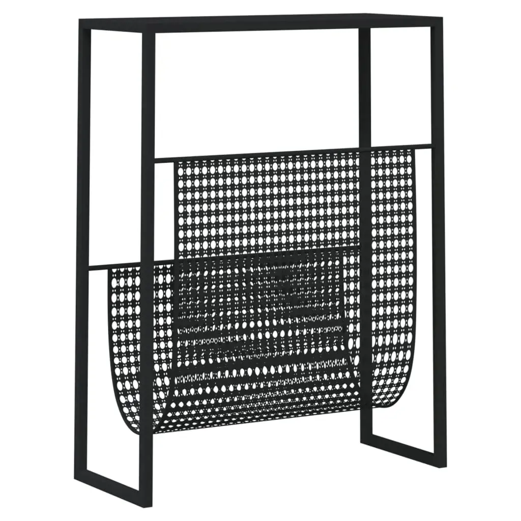 Magazine Rack Black 35x15x45 cm Steel Price