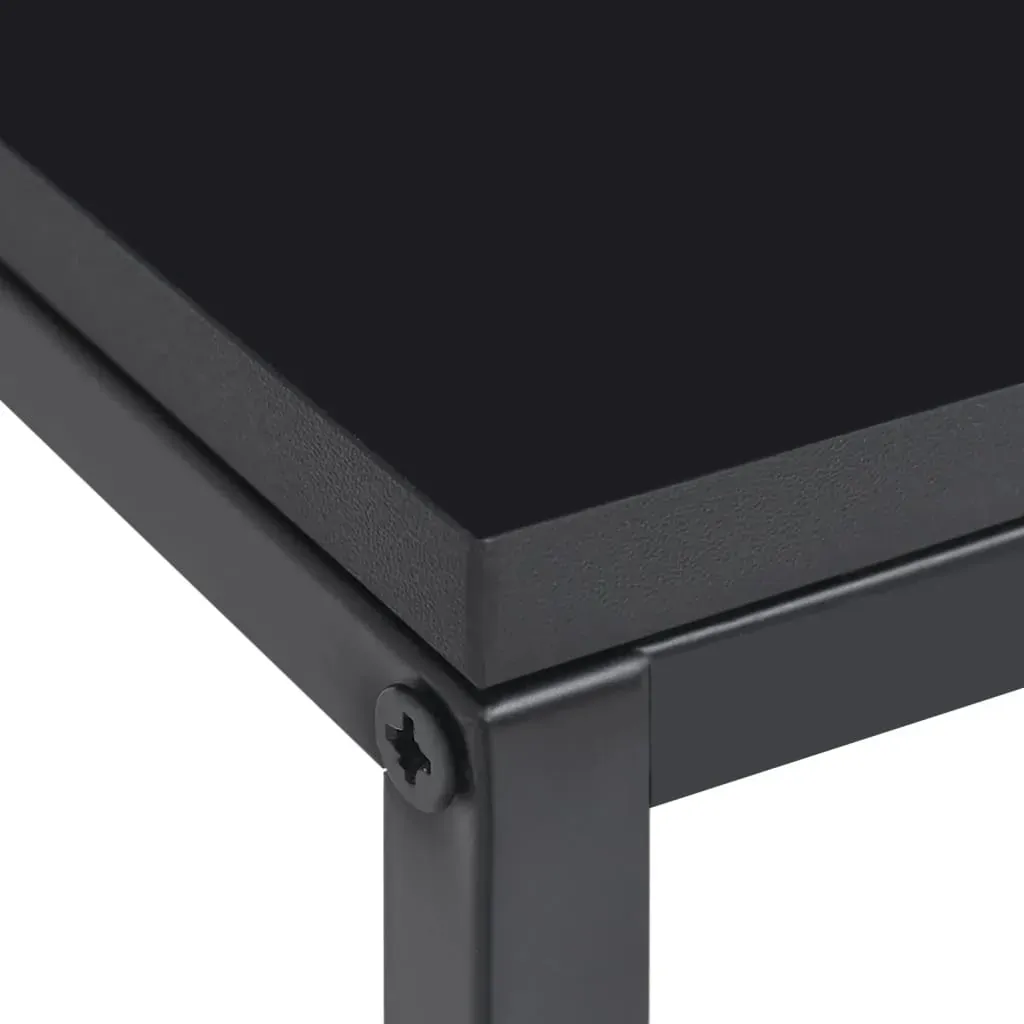 Side Tables 2 pcs Black Steel Price