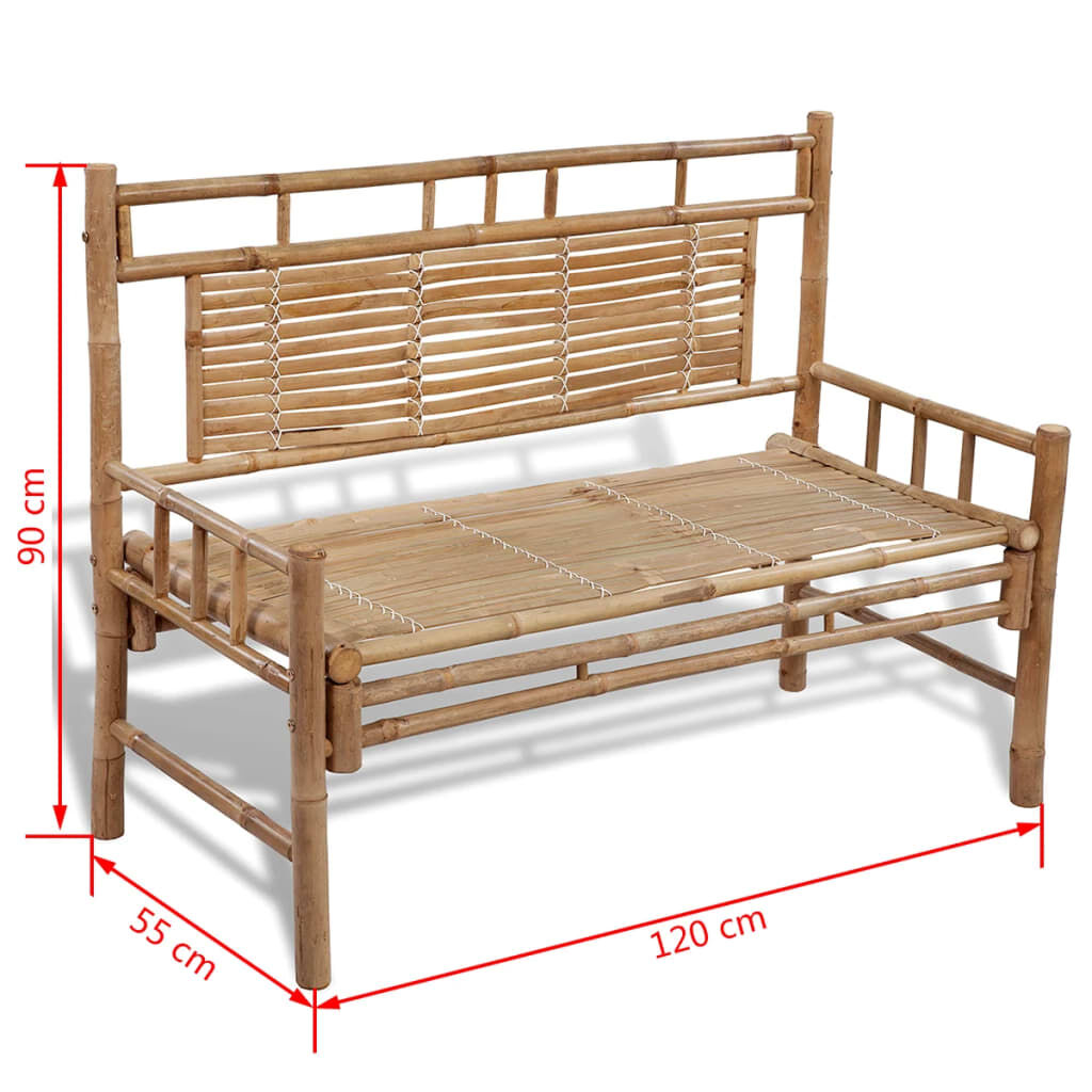 Garden Bench 120 cm Bamboo Price