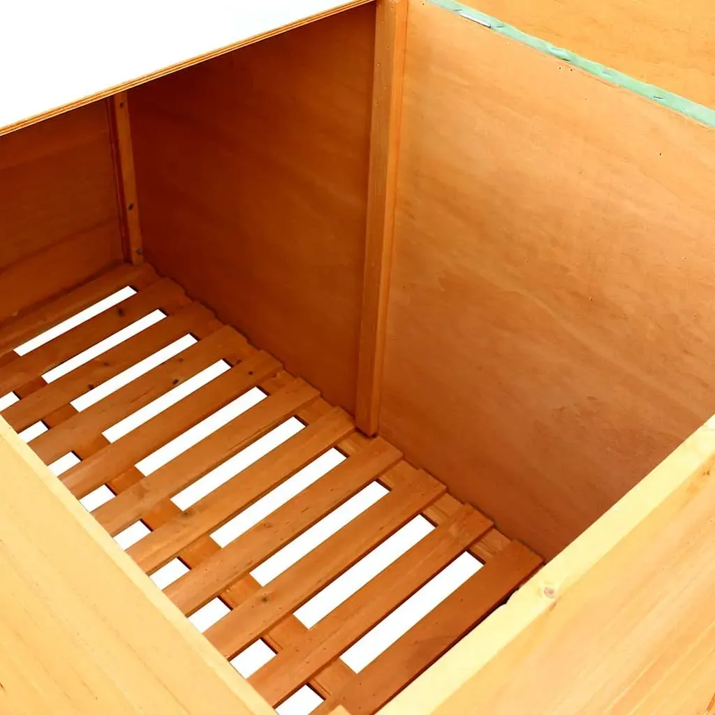 Garden Storage Box 126x72x72 cm Wood Price