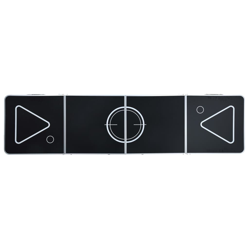 Folding Beer Pong Table 240 cm Black Price