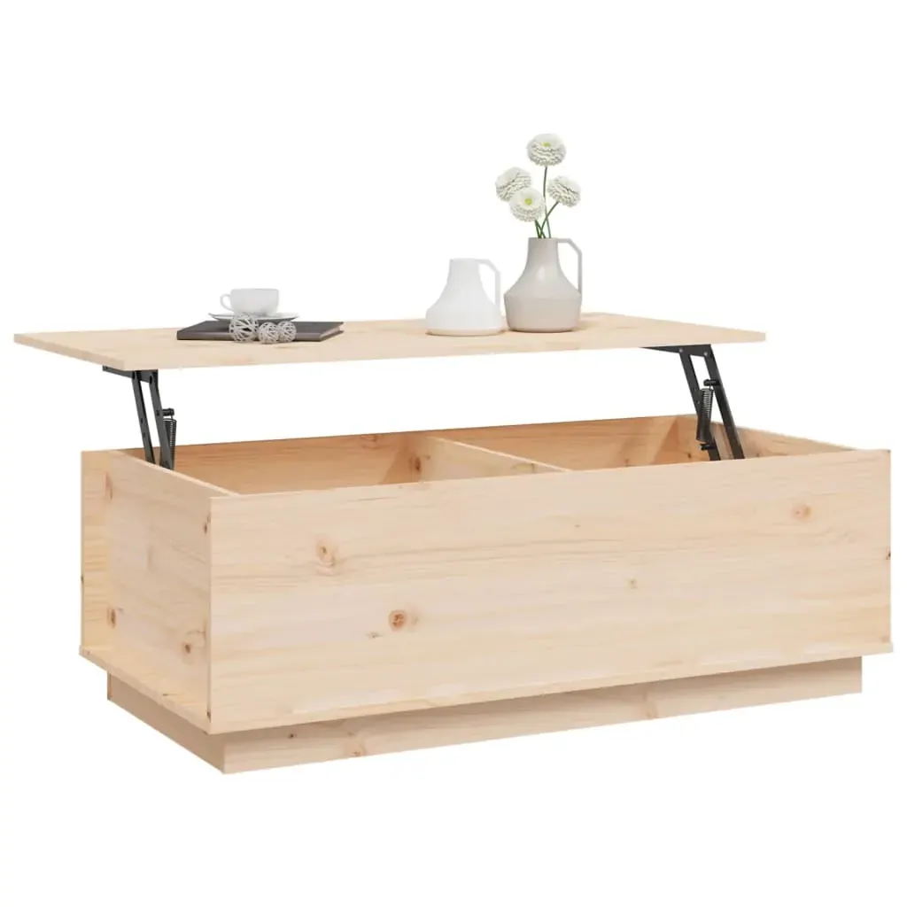 Coffee Table 100x50x35 cm Solid Wood Pine Price