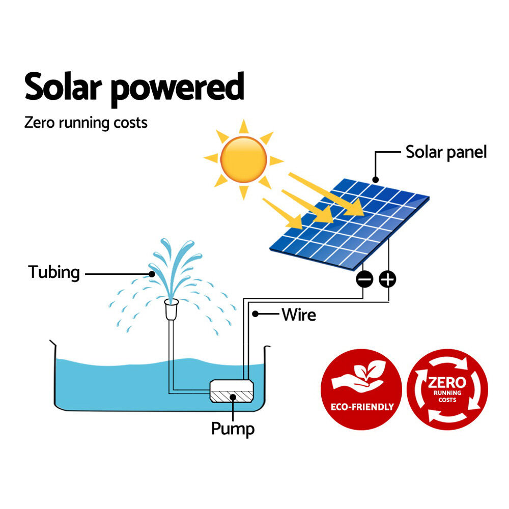 Gardeon Solar Pond Pump Submersible Water Fountain Kit 4FT Price