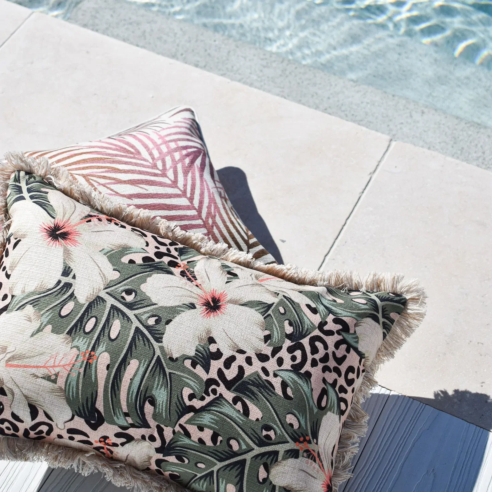 Cushion Cover-Coastal Fringe-Tropical Jungle Price