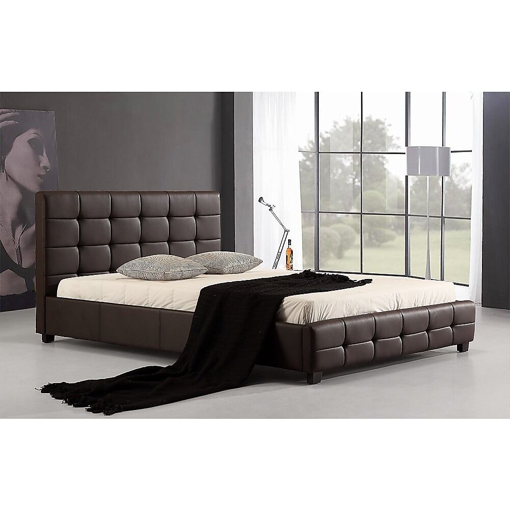 Arrow PU Leather Deluxe Bed Frame Price
