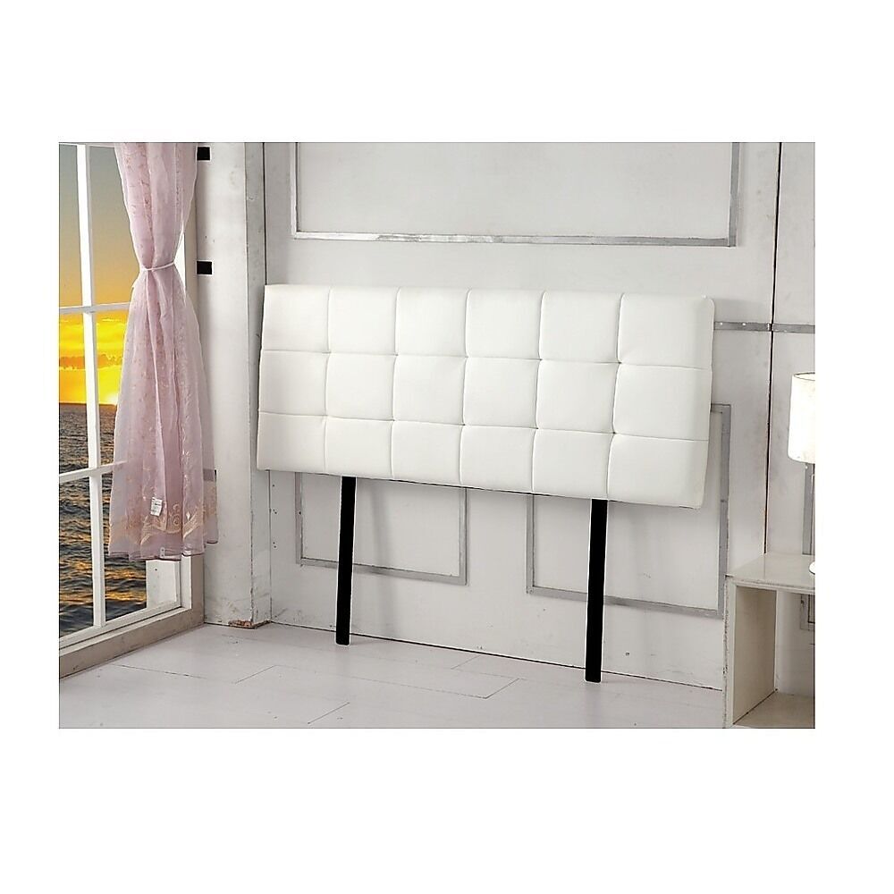 PU Leather Single Bed Deluxe Headboard Bedhead - Black Price