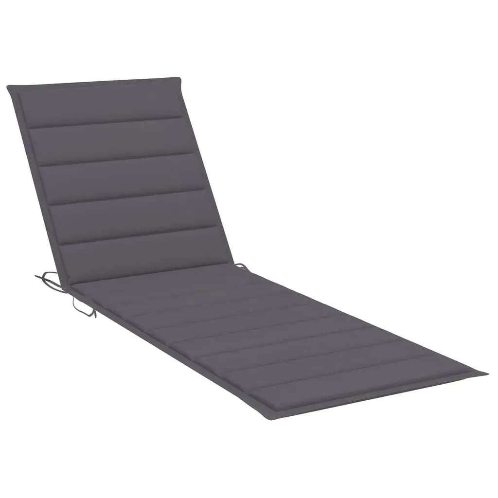 Garden Sun Lounger with Cushion Bamboo Price