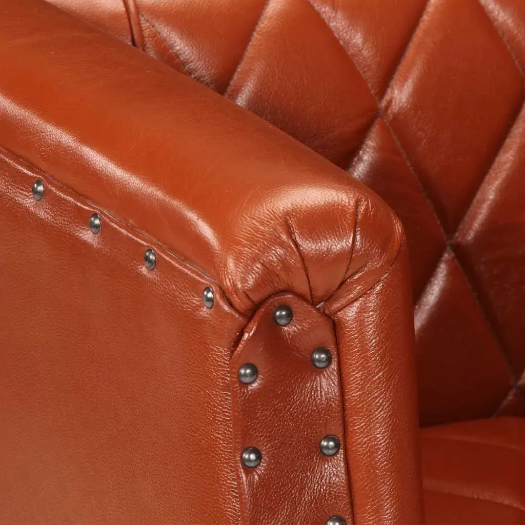 Tub Chair Real Goat Leather Price