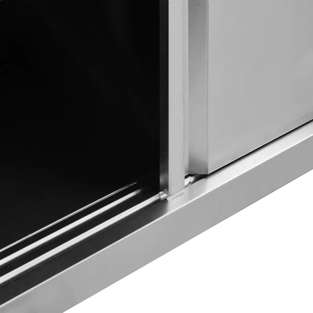 Work Table with Sliding Doors Stainless Steel Price