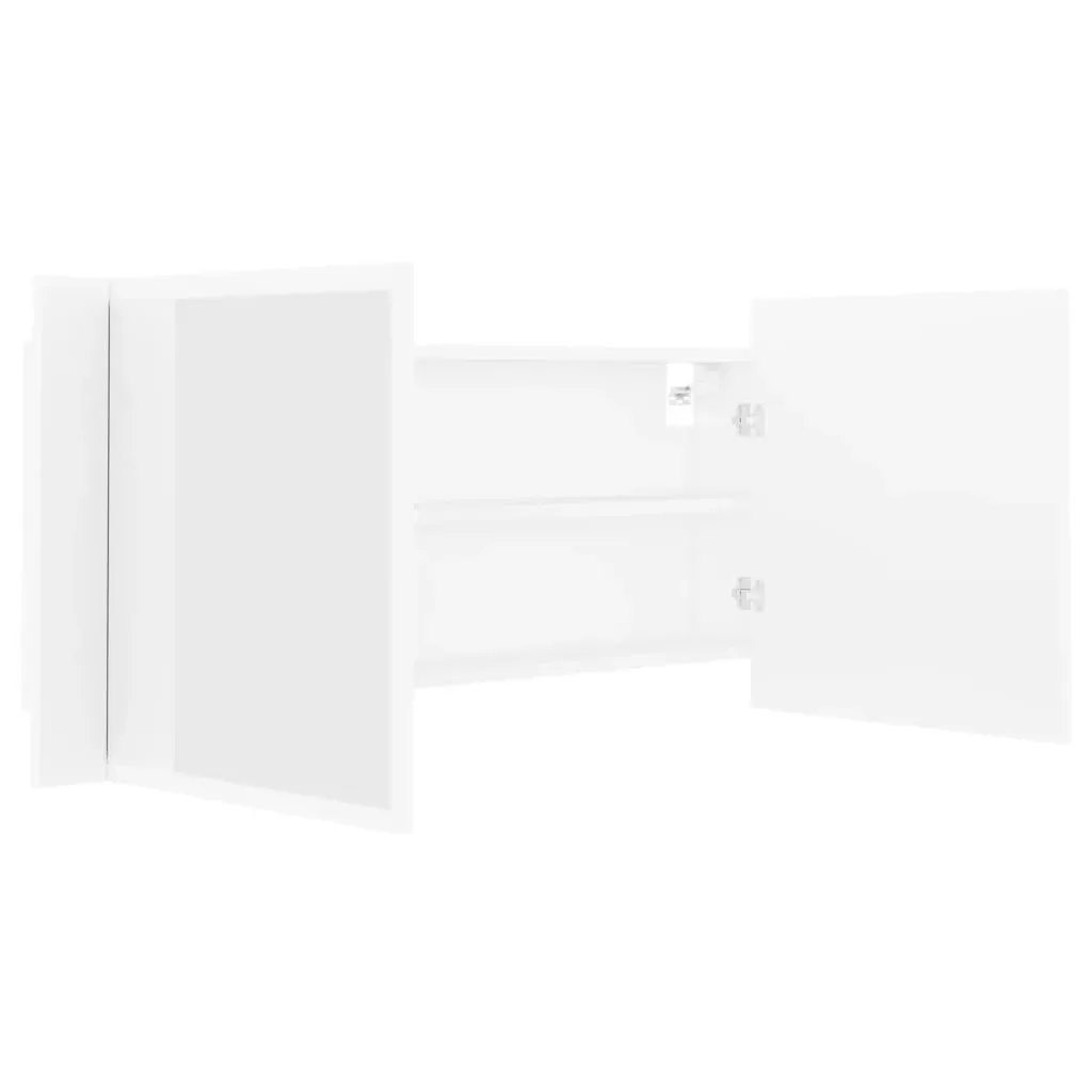 LED Bathroom Mirror Cabinet 100x12x45 cm Price