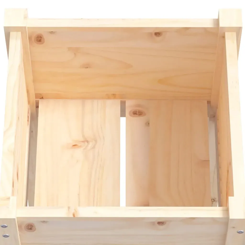 Garden Planter 50x50x70 cm Solid Pinewood Price