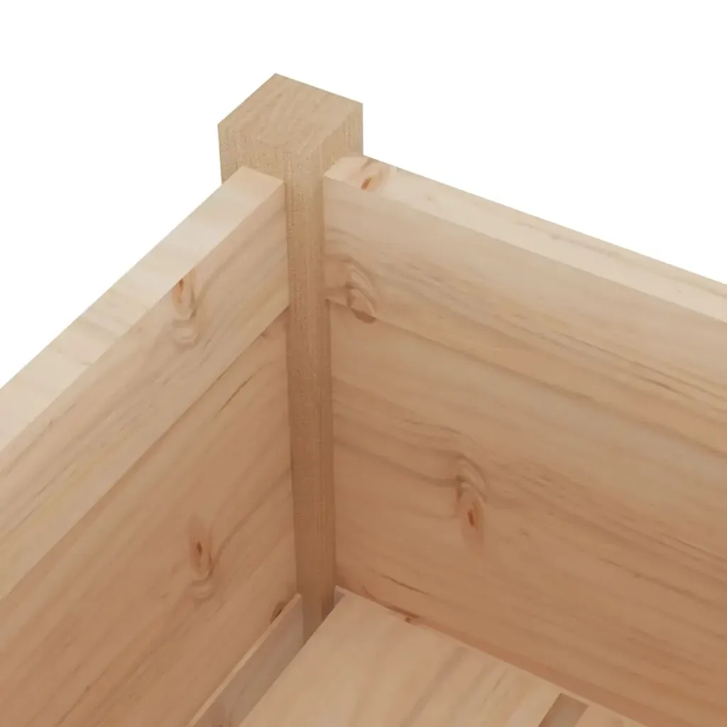 Garden Planter 70x70x70 cm Solid Pinewood Price