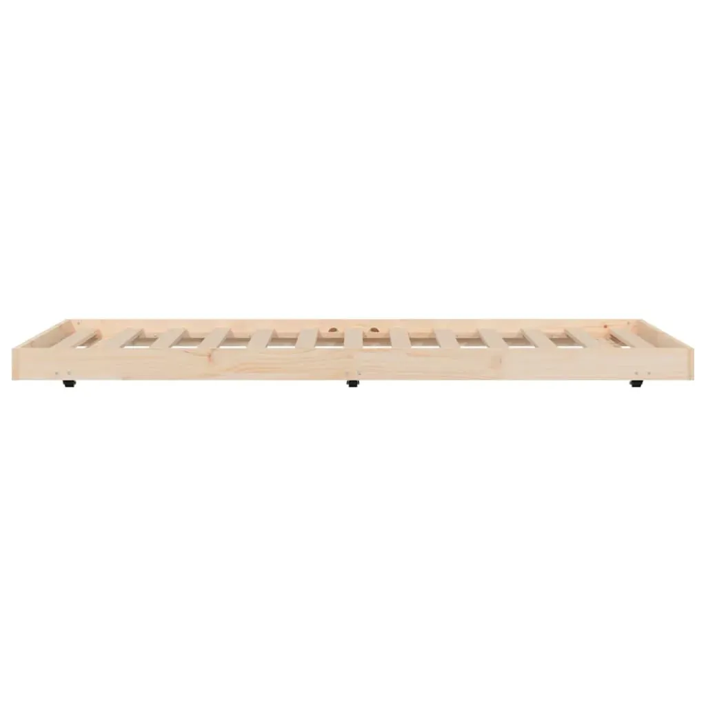 Bed Frame 92x187 cm Solid Pine Wood Single Size Price