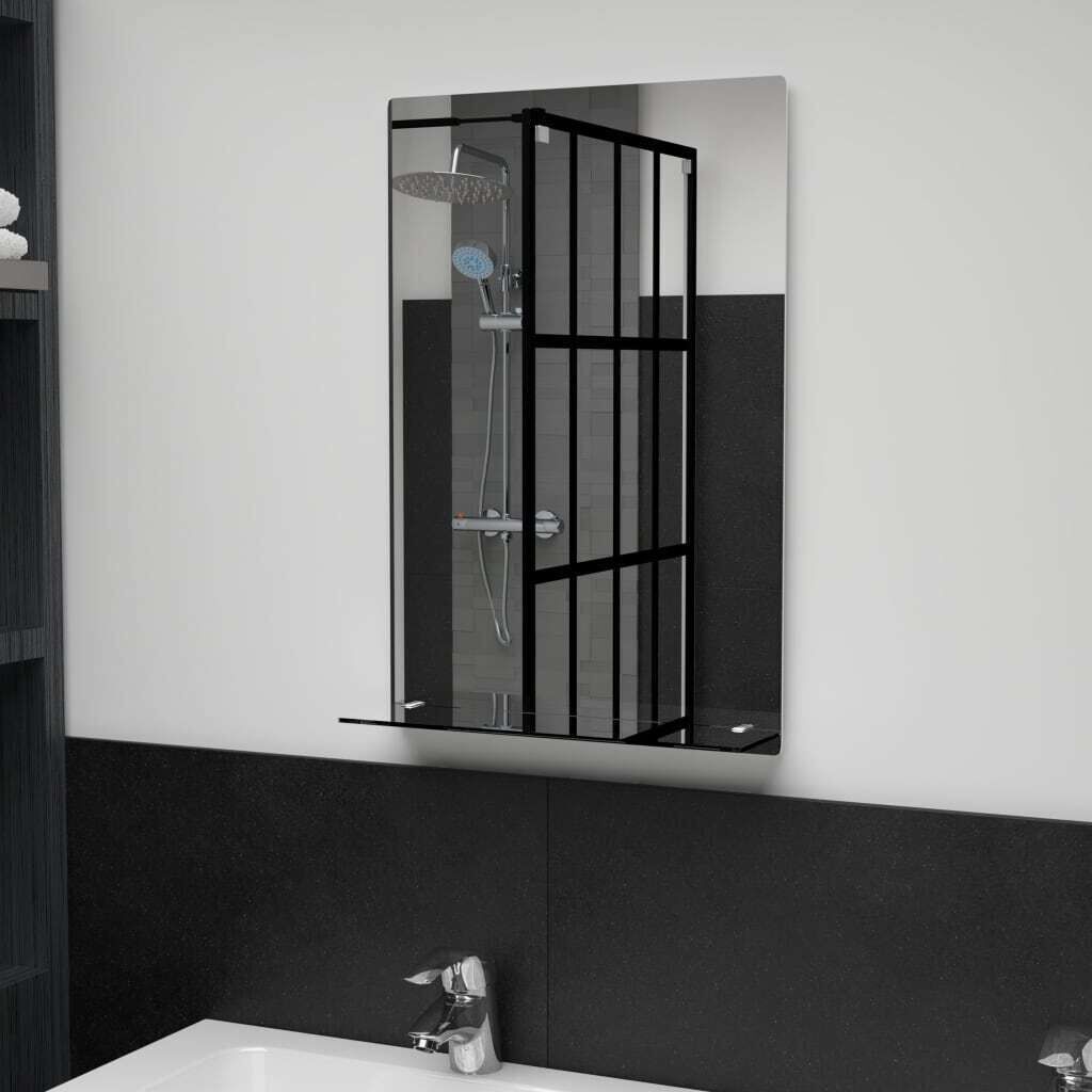 Wall Mirror with Shelf Tempered Glass Price