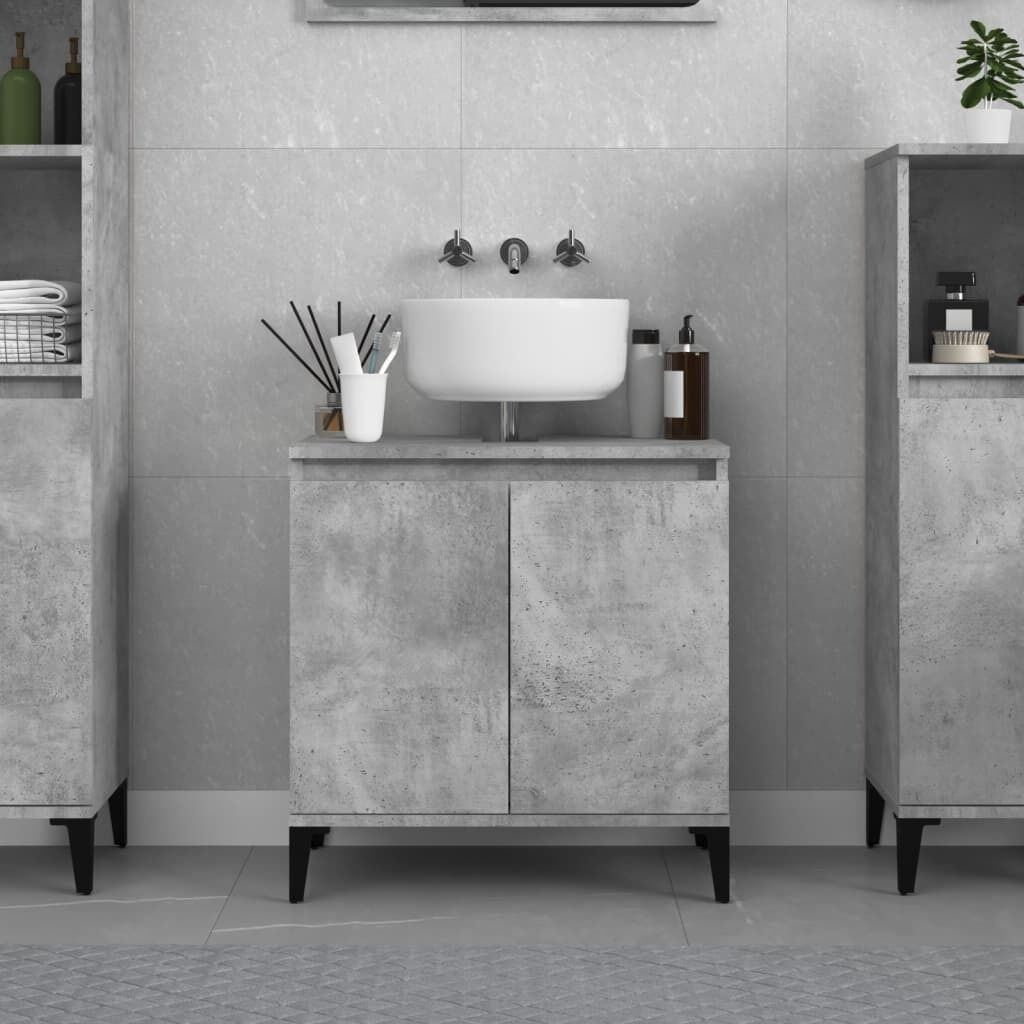Sink Cabinet 58x33x60 cm Engineered Wood Price