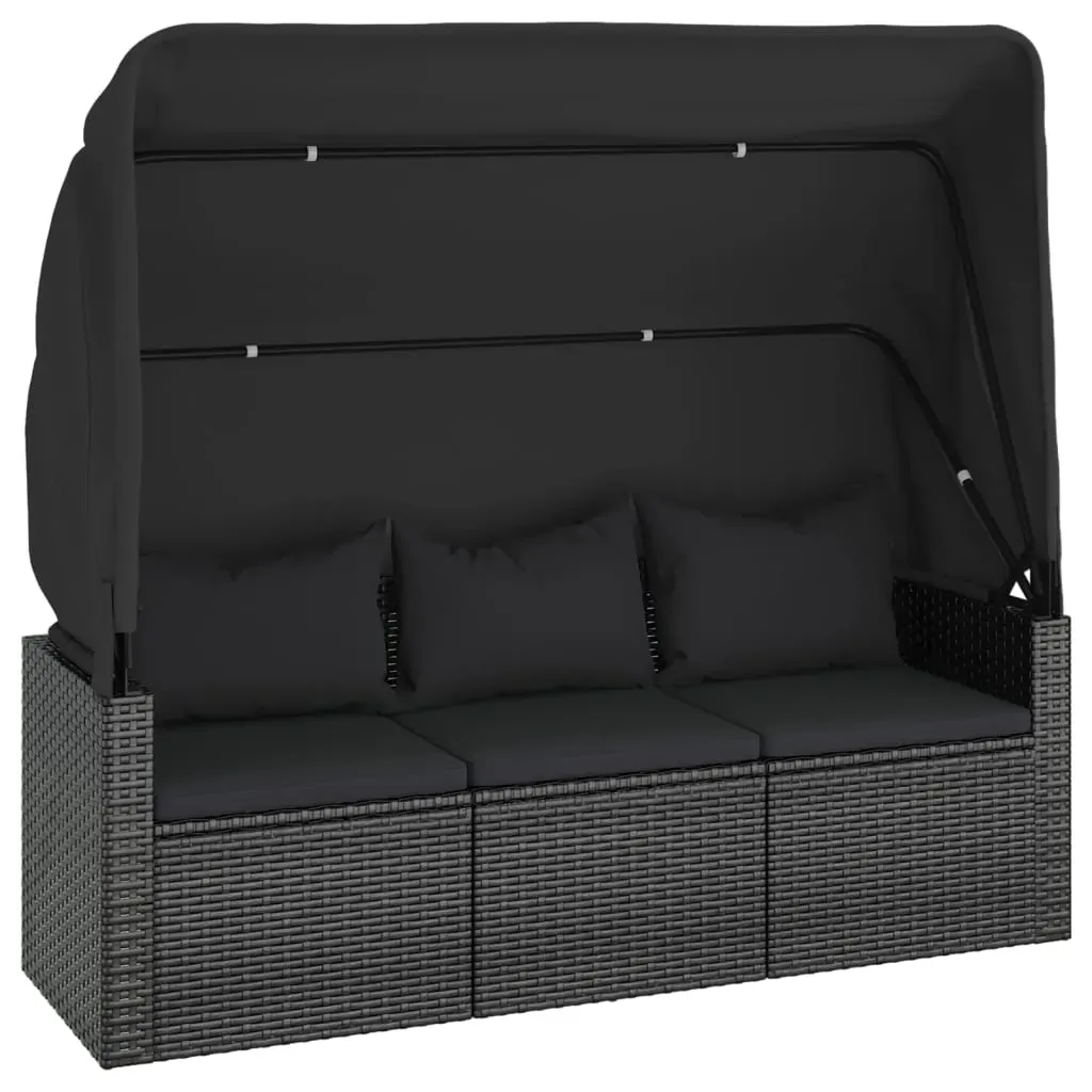 4 Piece Garden Sofa Set with Cushions Poly Rattan Price