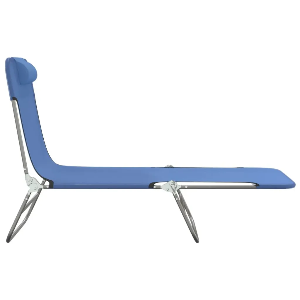 Folding Sun Loungers 2 pcs Textilene and Steel Price