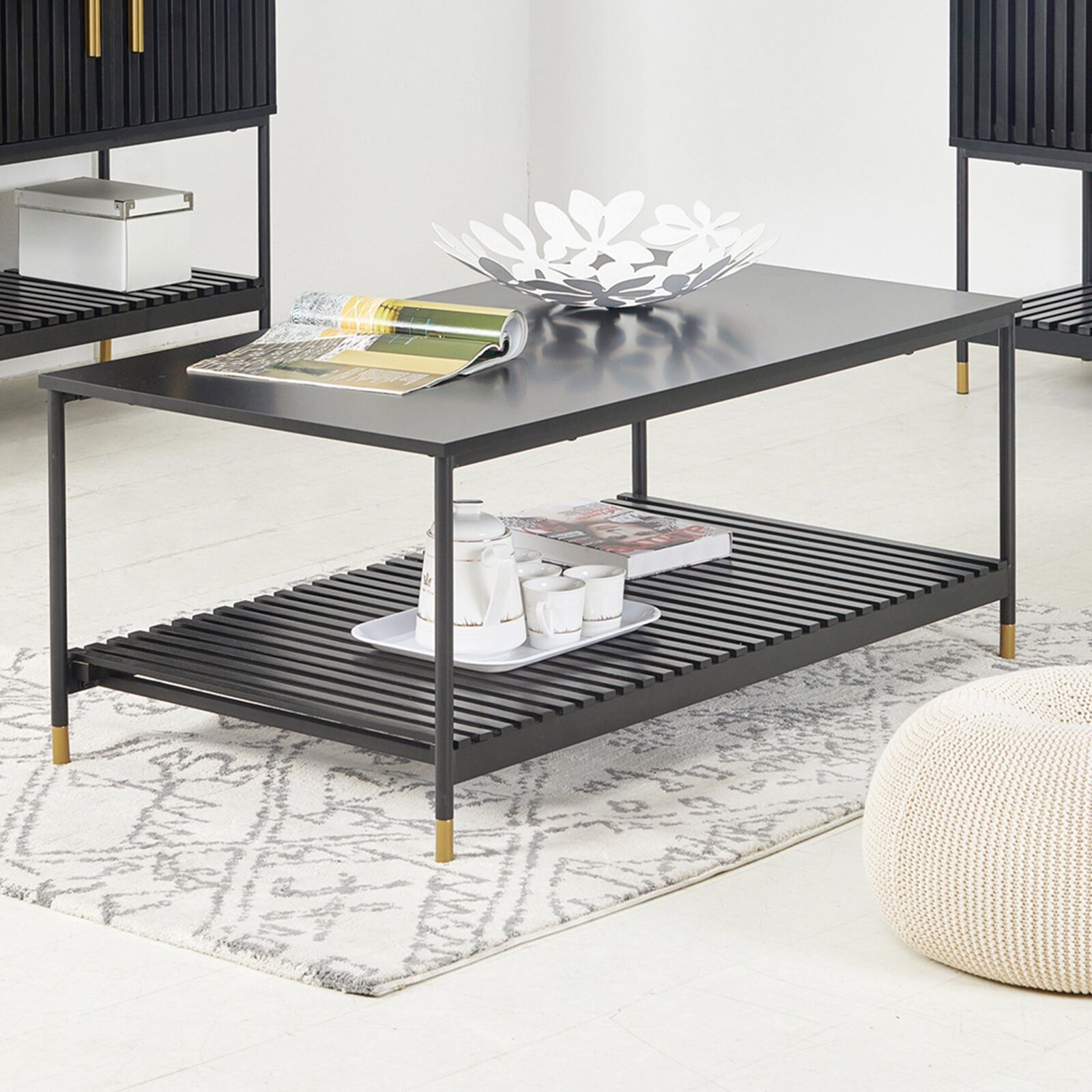 ALCONA Coffee Table In Matte Black Price