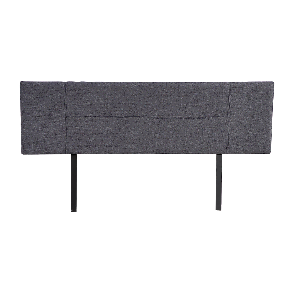 Linen Fabric King Bed Headboard Bedhead - Grey Price
