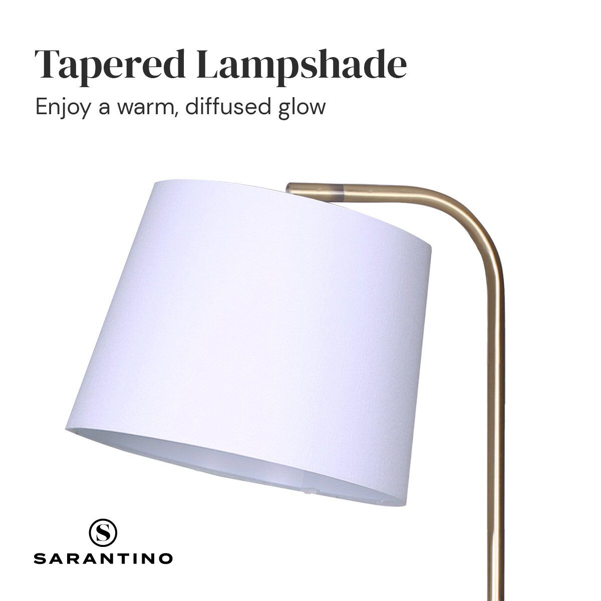 Sarantino Floor Lamp with Metal End Table Price