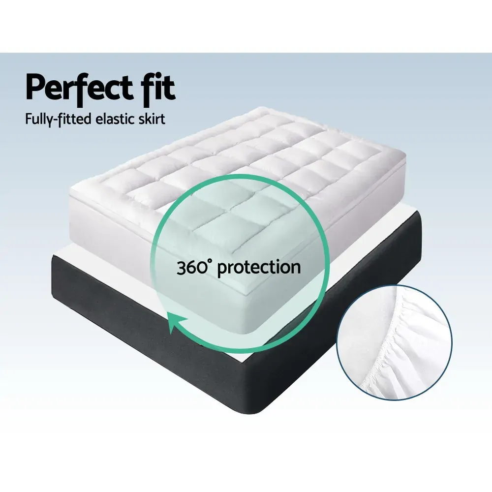 Mattress Topper Bamboo Fibre Pillowtop Protector Price