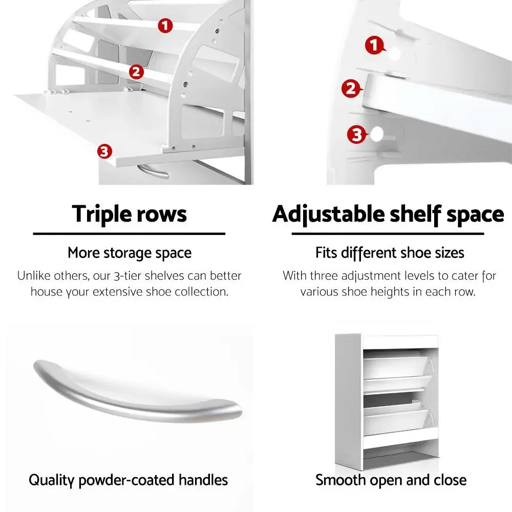 Door Shoe Cabinet - White Price