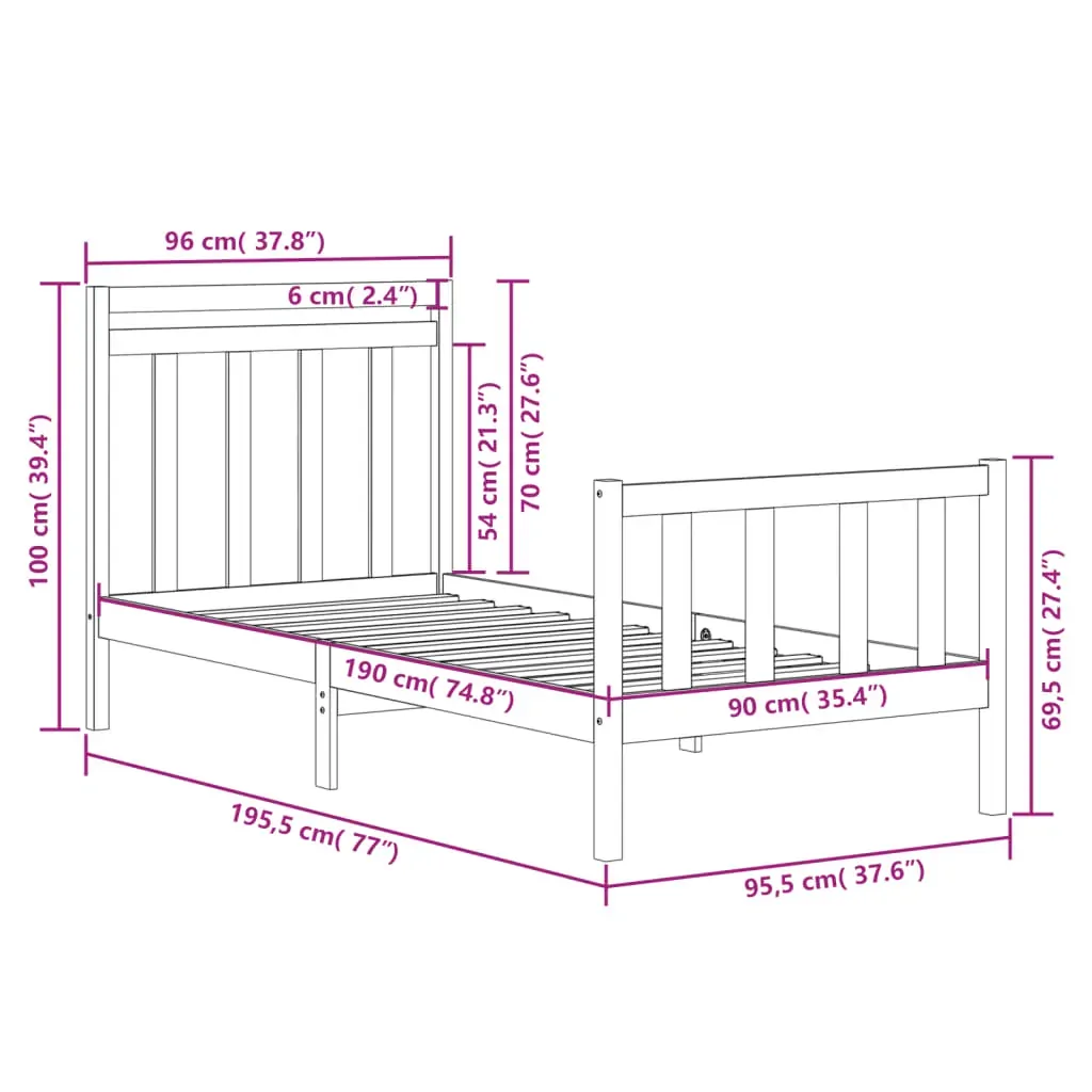 Yamba Bed Frame Solid Wood Price