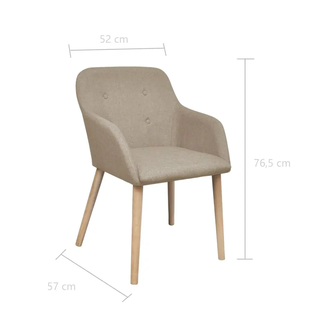 Dining Chairs Fabric and Solid Wood Price