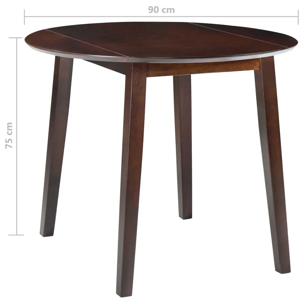 Drop-leaf Dining Table Round MDF Price