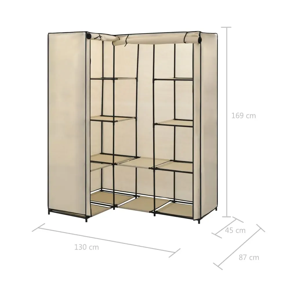 Corner Wardrobe 130x87x169 cm Price
