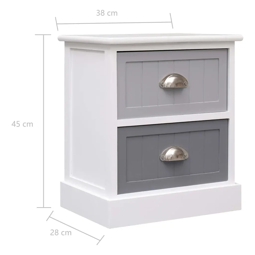 Donna Nightstand 38x28x45 cm Paulownia Wood Price