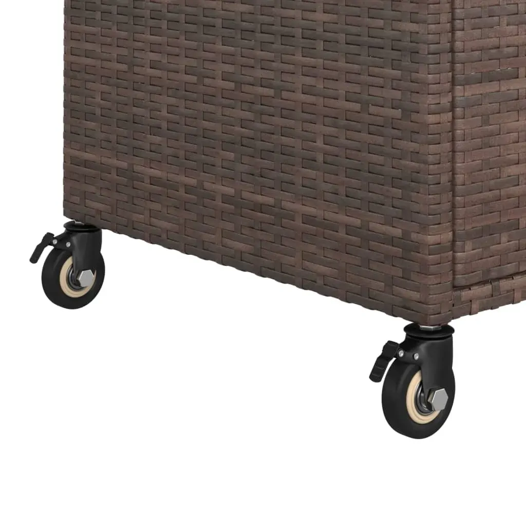 Bar Cart with Drawer 100x45x97 cm Poly Rattan Price