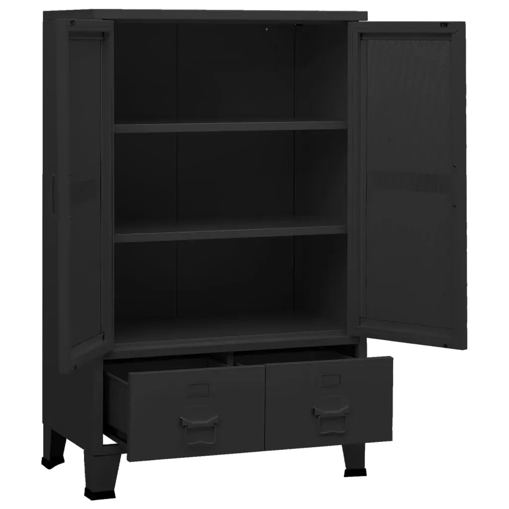 Industrial Storage Cabinet 70x40x115 cm Metal Price